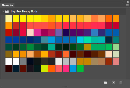 Nuancier Heavy Body Nuancier Heavy Body