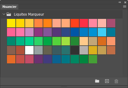 Nuancier Marqueur Nuancier Marqueur