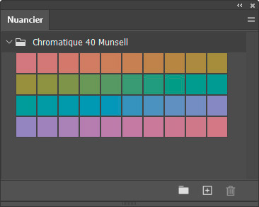 Nuancier Chromatique Munsell (1) 40 couleurs