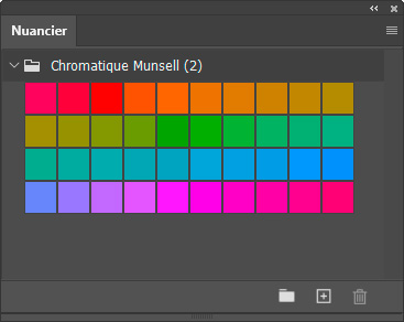 Nuancier Chromatique Munsell (2) 40 couleurs
