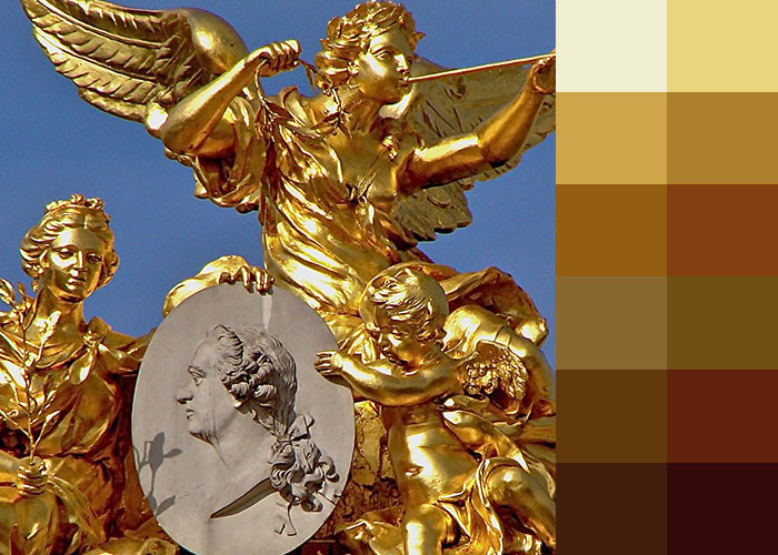 Nuancier Or image Nuancier Or image