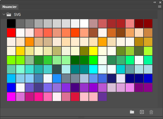 Nuanciers SVG Nuanciers SVG