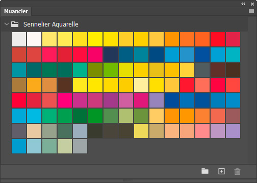 Nuancier Sennelier Aquarelle Nuancier Sennelier Aquarelle
