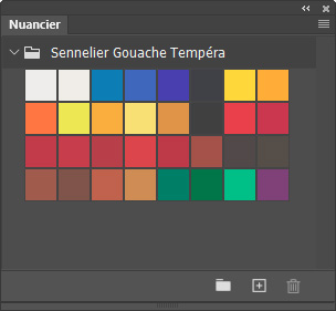 Nuancier Sennelier Gouache Tempéra Nuancier Sennelier Gouache Tempéra