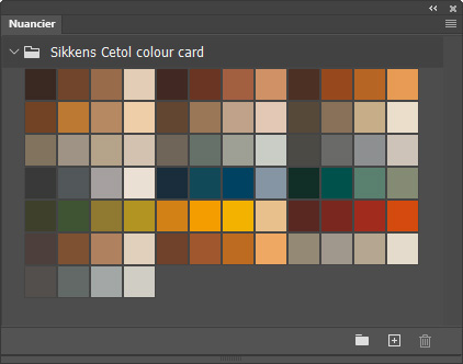Nuancier Sikkens Cetol colour card Nuancier Sikkens Cetol colour card