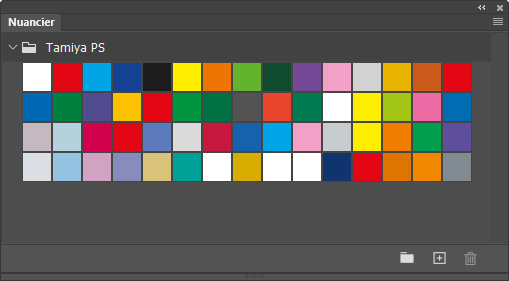 Nuancier Tamiya Spray PS Nuancier Tamiya Spray PS