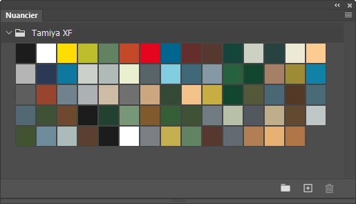 Nuancier Tamiya Émail mat XF Nuancier Tamiya Émail mat XF