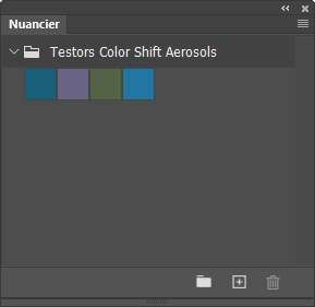Nuancier Testors Color Shift Aerosols