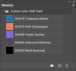 Nuancier Testors Color Shift Paint