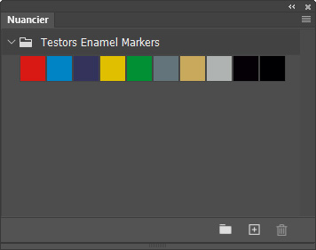 Nuancier Testors Enamel Markers