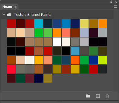 Nuancier Testors Enamel Paints