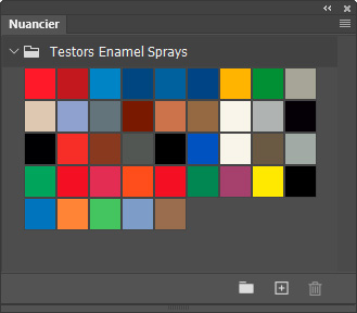 Nuancier Testors Enamel Sprays