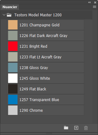 Nuancier Model Master 1200 Nuancier Model Master 1200