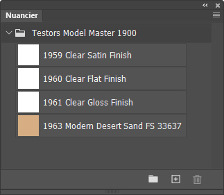 Nuancier Model Master 1900 Nuancier Model Master 1900