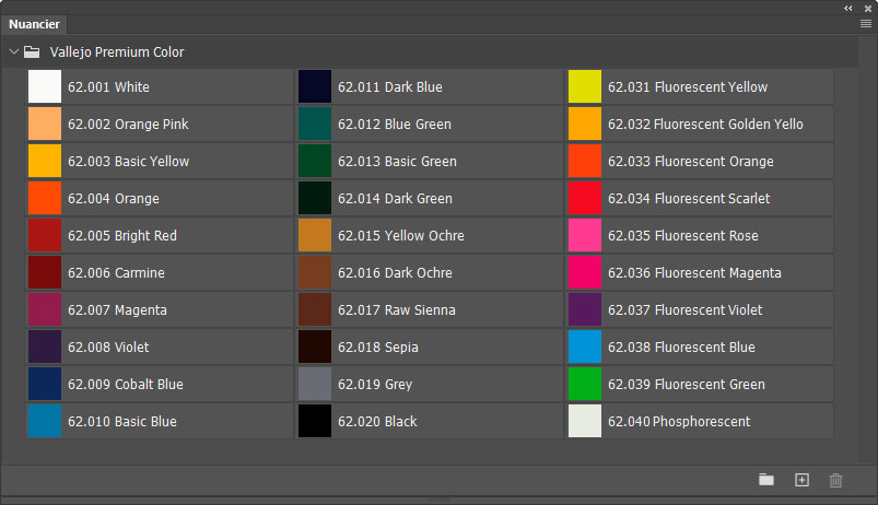 Nuancier Vallejo Premium Color Nuancier Vallejo Premium Color
