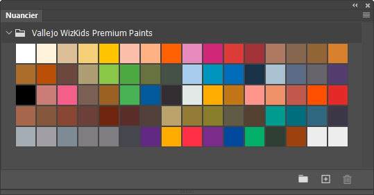 Nuancier Vallejo WizKids Premium Paints Nuancier Vallejo WizKids Premium Paints