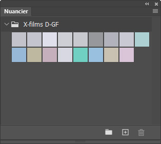 Nuancier X-Films D-GF Nuancier X-Films D-GF