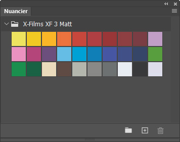 Nuancier X-Films XF 3 Matt Nuancier X-Films XF 3 Matt