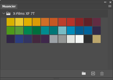 Nuancier X-Films XF 7T Nuancier X-Films XF 7T
