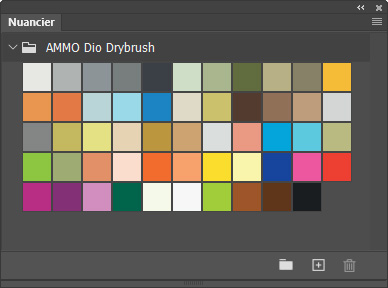 Nuancier AMMO Dio Drybrush