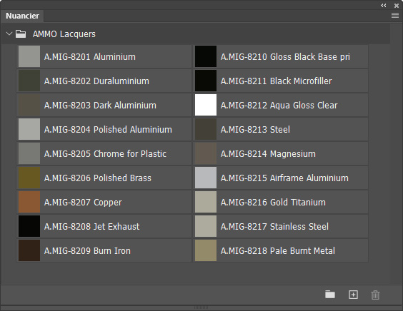 Nuancier AMMO Lacquer
