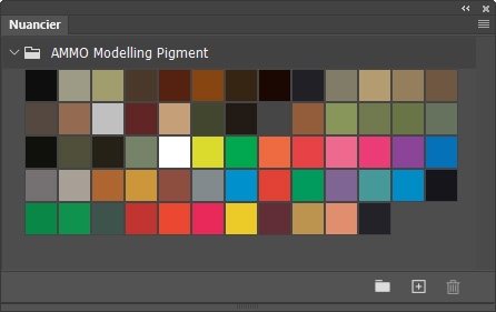 Nuancier AMMO Modelling Pigment