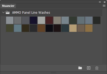 Nuancier AMMO Panel Line Washes