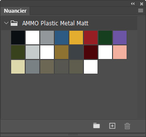 Nuancier AMMO Plastic Metal Matt