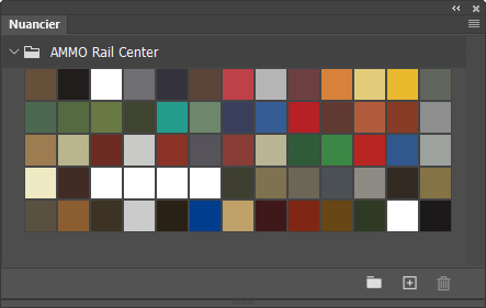 Nuancier AMMO Rail Center