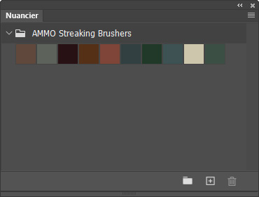 Nuancier AMMO Streaking Brushers
