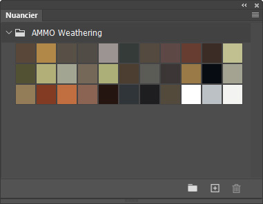 Nuancier AMMO Weathering