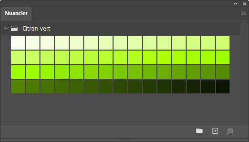 Nuancier Vert citron (1)
