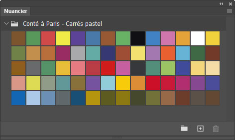 Nuancier Conté à Paris - Carrés pastel Nuancier Conté à Paris - Carrés pastel