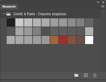 Nuancier Conté à Paris - Crayons esquisse Nuancier Conté à Paris - Crayons esquisse