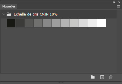 Échelle de gris CMJN 10%
