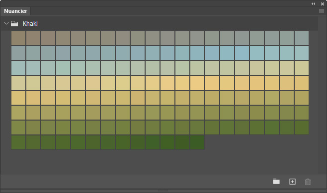 Nuanciers Khaki