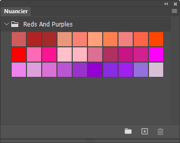 Nuanciers Reds
