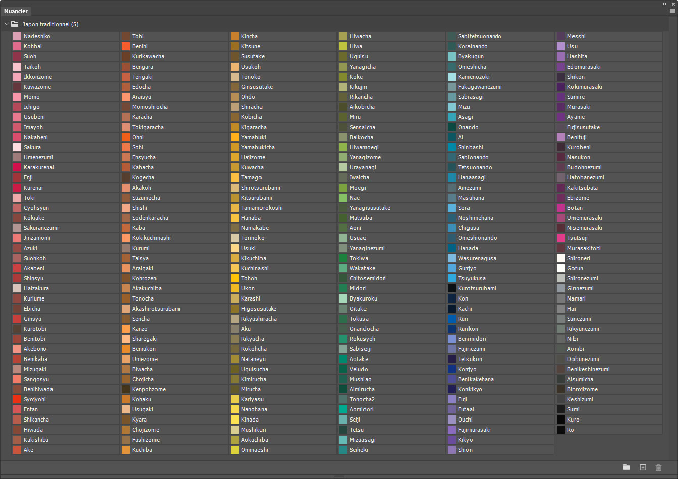 Nuancier Japon (5)