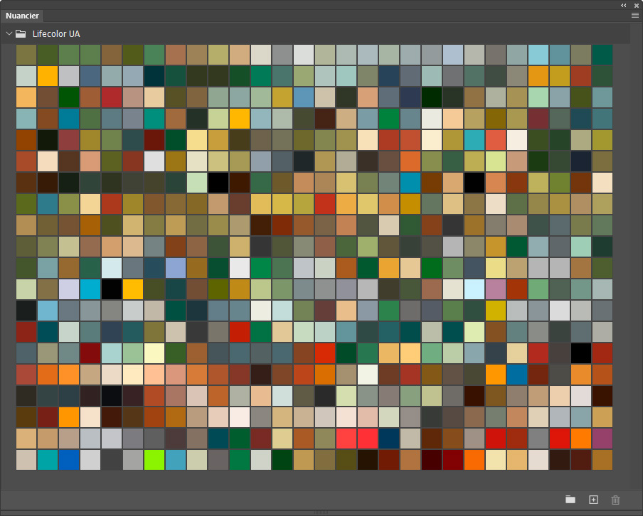 Nuancier Lifecolor UA