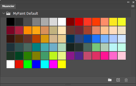 Nuancier MyPaint Default