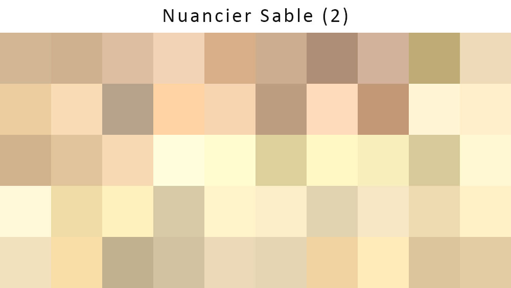 Nuancier Sable (2)