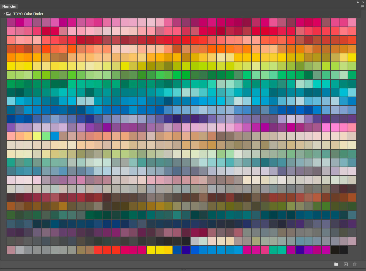 Nuancier TOYO Color Finder Nuancier TOYO Color Finder