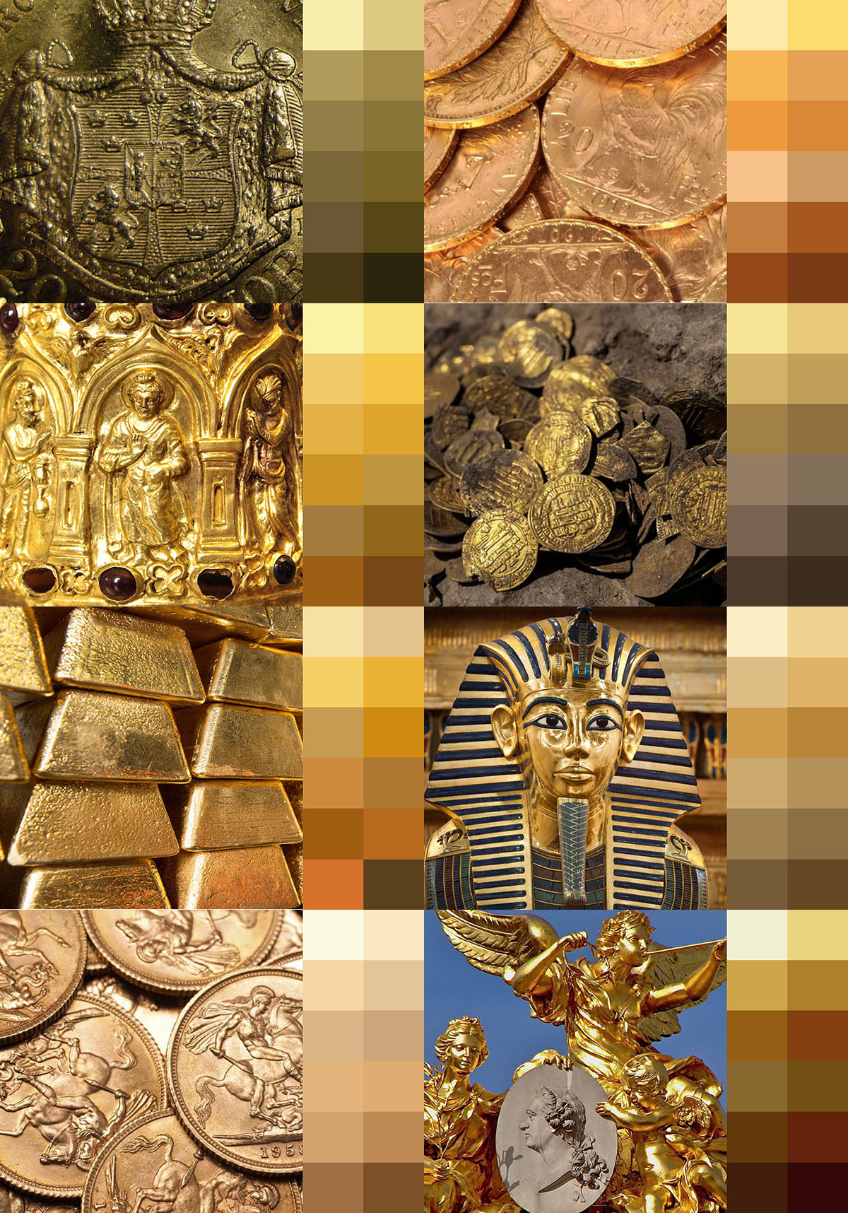 Nuanciers Or image Nuanciers Or image