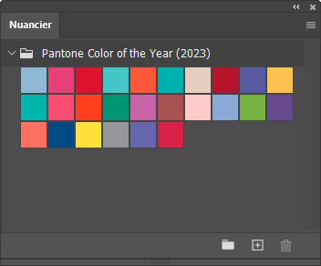 Nuancier Pantone Color of the Year