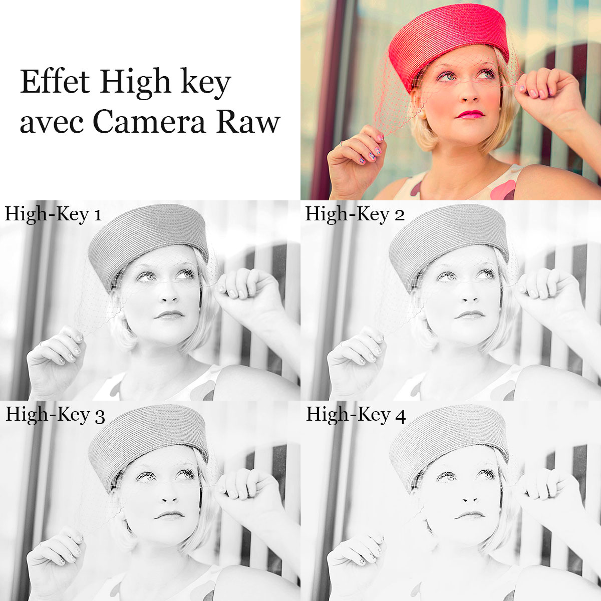 Effet Hight key avec Camera Raw