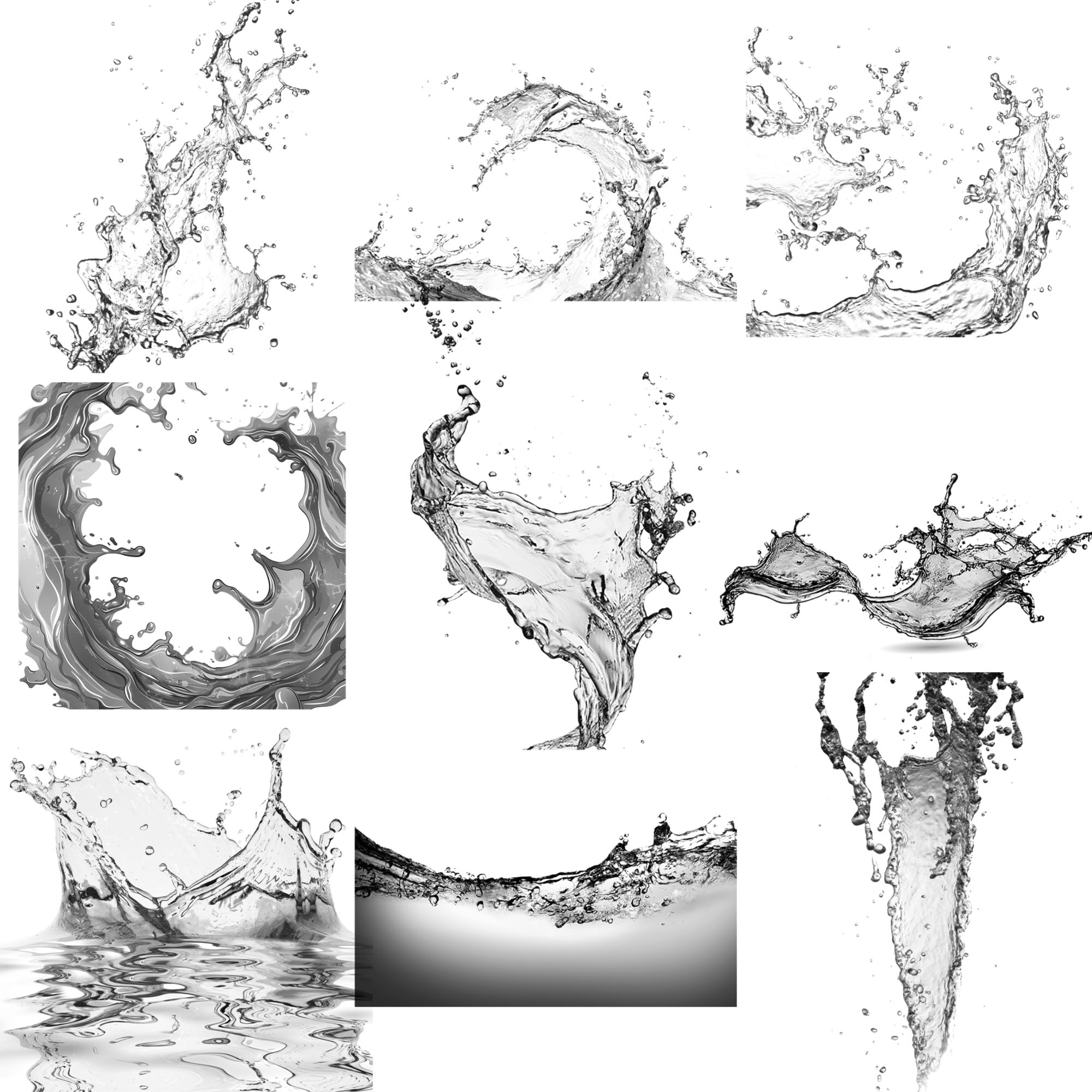 Pinceaux Eau (2) Pinceaux Eau (2)