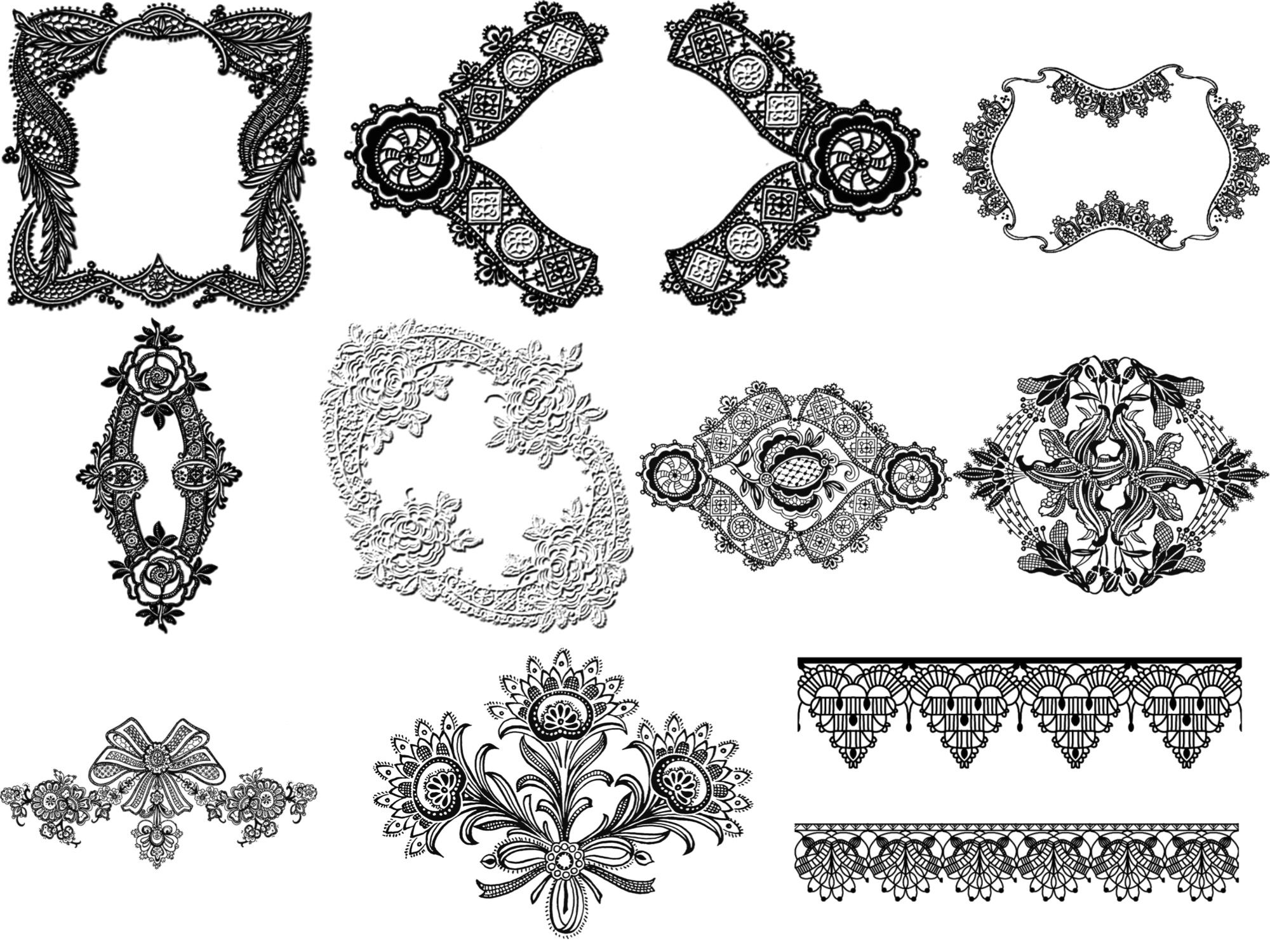 Pinceaux Dentelle (3) Pinceaux Dentelle (3)