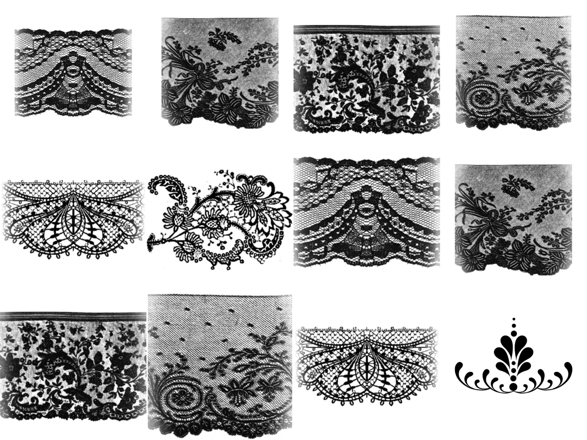 Pinceaux Dentelle (4) Pinceaux Dentelle (4)
