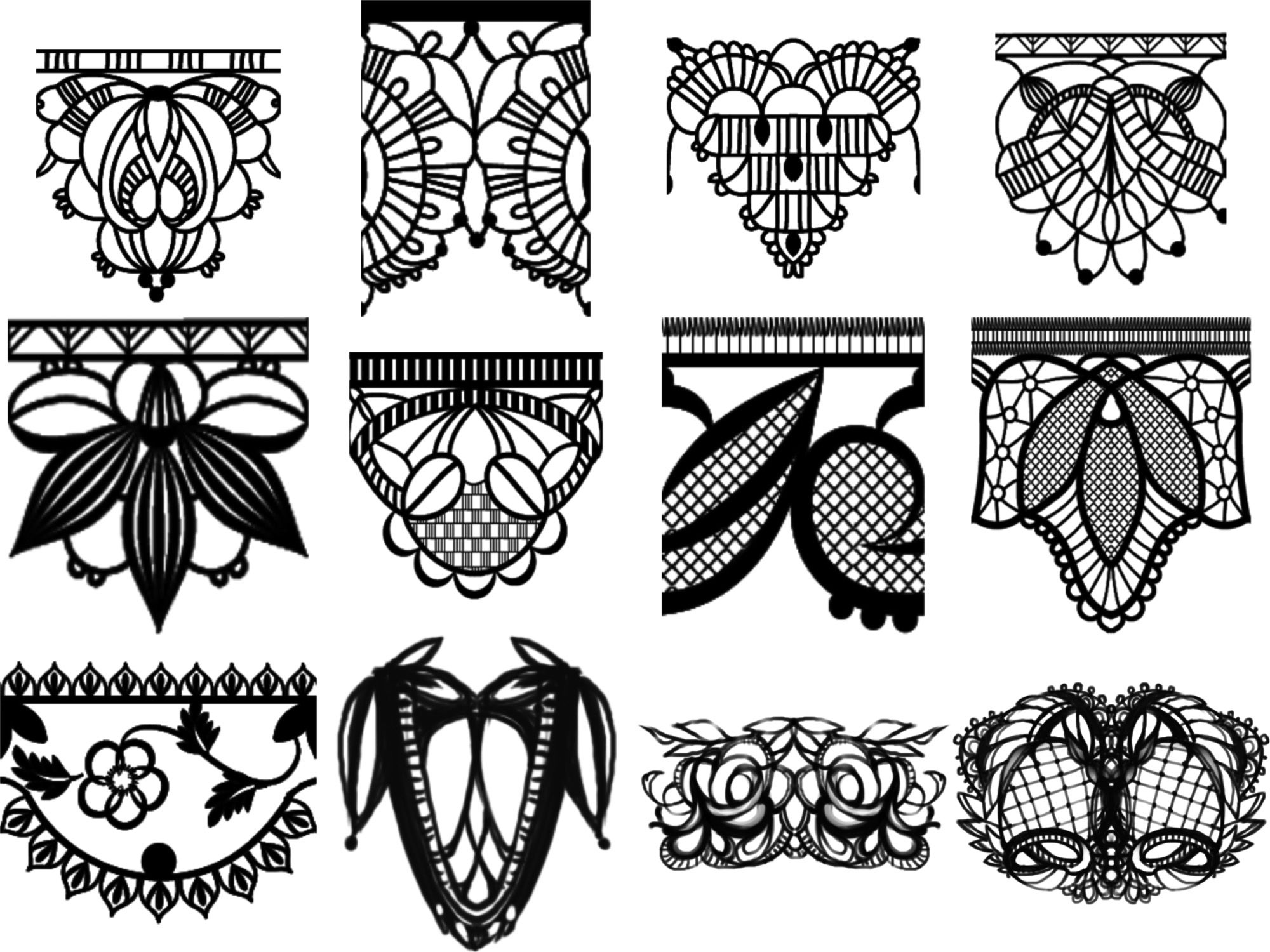 Pinceaux Dentelle (5)