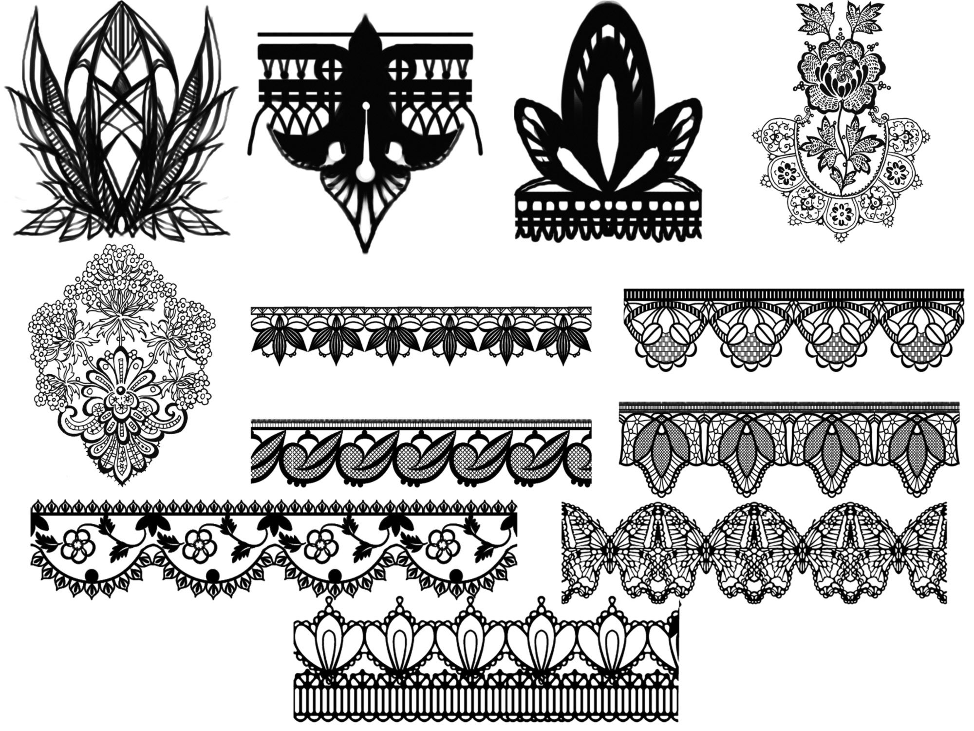Pinceaux Dentelle (6) Pinceaux Dentelle (6)